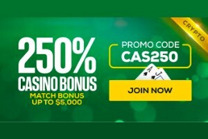 BetUS Casino Welcome Bonus: 250% Deposit Match