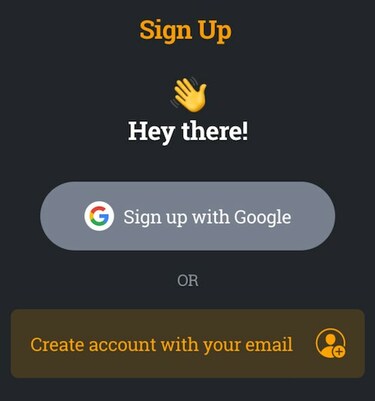 BSpin.io Signup Form