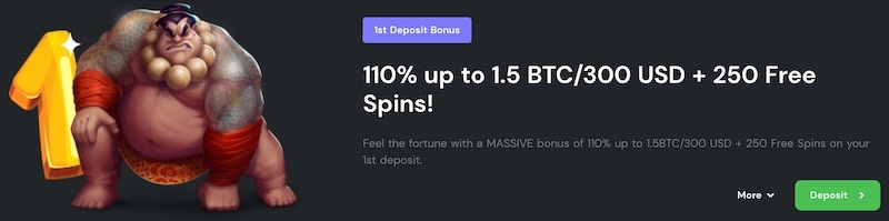 FortuneJack Casino Welcome Bonus