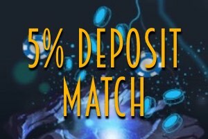 Thunderpick Casino Welcome Offer 5% Deposit Match